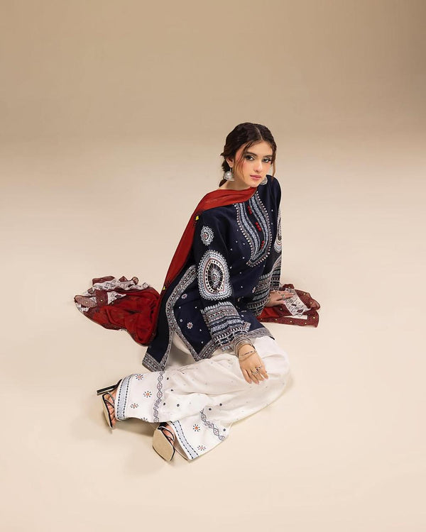 RANGRAIZ Embroidered 3PC